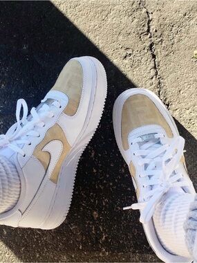 Custom Nike Air Force Ones with Fendi Accents